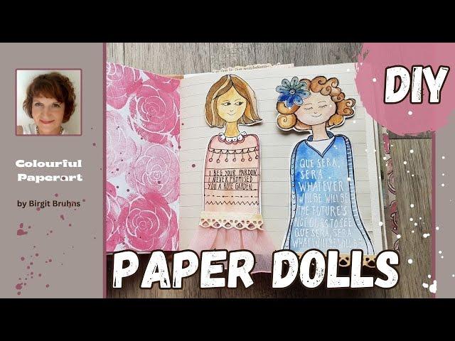 Tutorial ‍️ Bezaubernde Paperdolls für dein Journal ‍️ So einfach zu zeichnen!