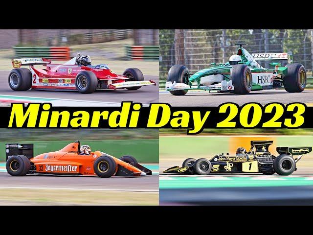 7° Historic Minardi Day 2023 Formula One [F1], Ferrari 412 T1, 312 T5, Monteverdi, Arrows, Fondmetal