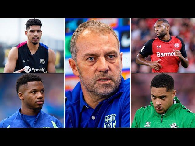 Hansi Flick SPEAKS on Vitor Roque, Ronald Araújo, Transfer Exits & Jonathan Tah