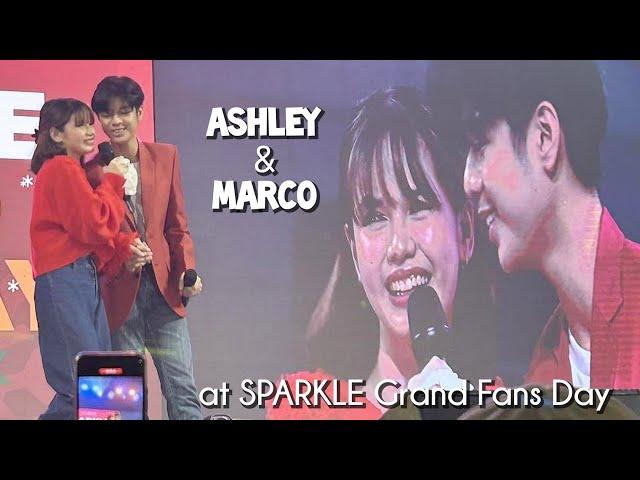 @AshleySarmiento & @MarcoMasa at SPARKLE Grand Fans Day | ZETNALT TV