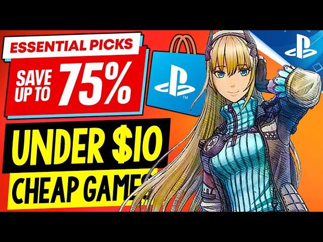 12 AMAZING PSN Game Deals UNDER $10! PSN Essential Picks Sale CHEAP PS4/PS5 Games to Buy!