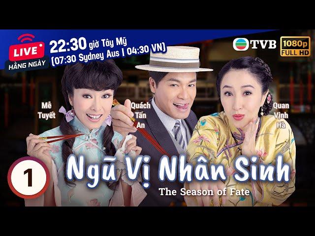 Phim TVB Ngũ Vị Nhân Sinh (The Season of Fate) 1/25 | Quách Tấn An, Quan Vịnh Hà, Mễ Tuyết | 2010