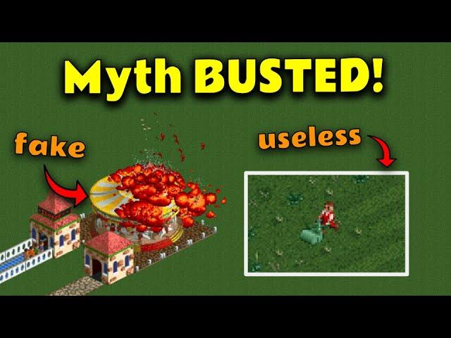 15 Myths in RollerCoaster Tycoon 2 BUSTED!