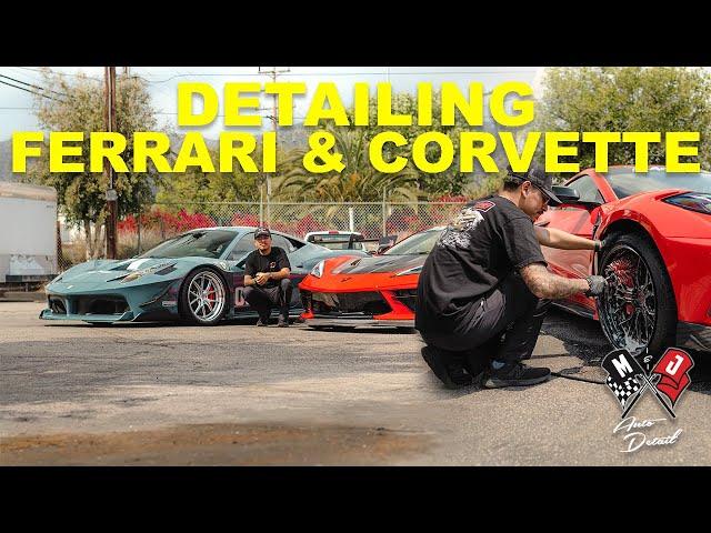 DETAILING WIDEBODY FERRARI & WIDEBODY C8 | MJ DETAIL