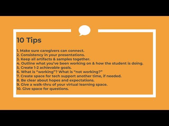 10 tips for virtual parent teacher conferences