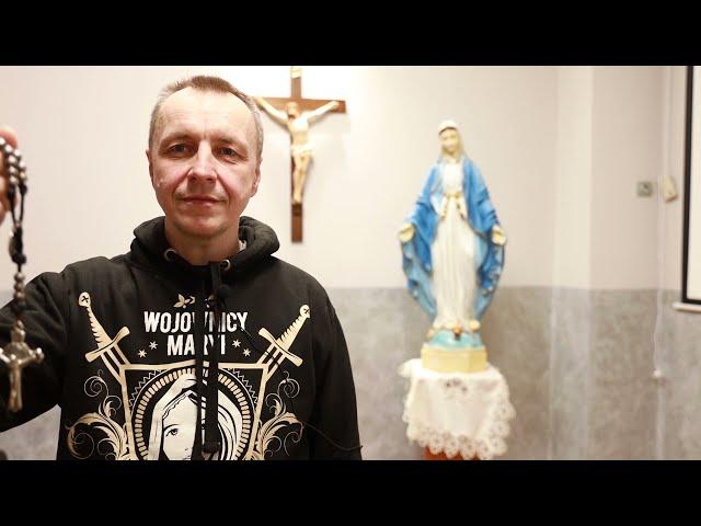 Słowa pożegnania Wojtka od Wojowników Maryi w Przemyślu