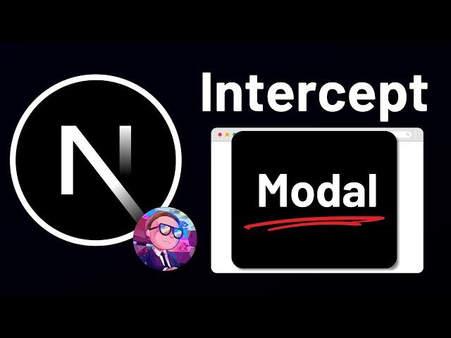 Next.js Modal with Parallel & Intercepting Routes, shadcn/ui Dialog