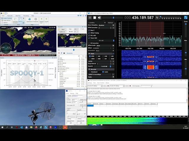 SPOOQY-1 Satellite - Telemetry Decoding with RTL-SDR