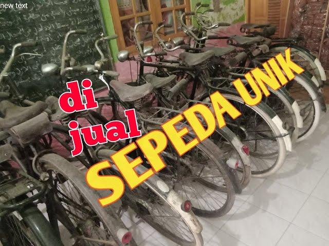 JUAL BELI SEPEDA ANTIK JAMAN KUNO ws 087724002432 kebumen