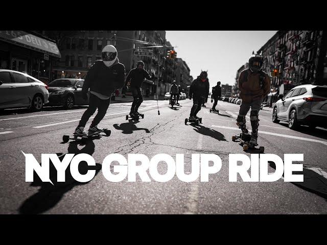 NYC GROUP RIDE Mad Wheelz v2 Omni Esk8 Trucks