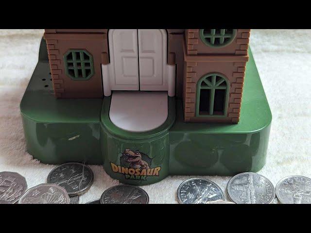 ASMR LIVE ️ SATISFYING DINO HOUSE  COINS BANK 