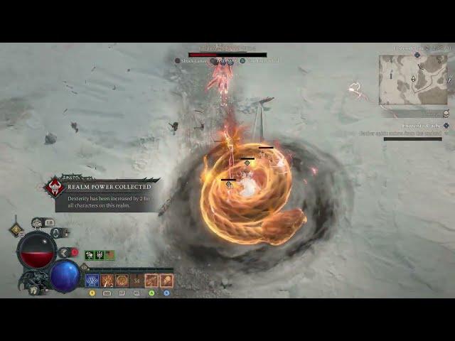 Diablo 4 Free Level Up Sorceress to Level 50 Get Inferno Fire Shield Meteor