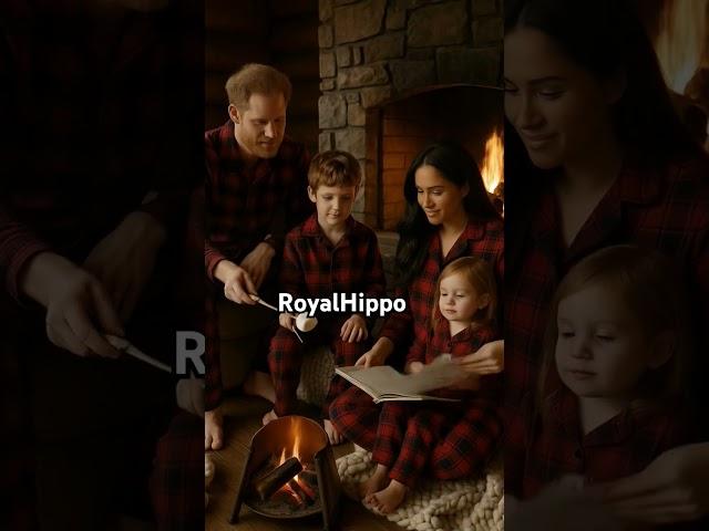 Prince Harry and kids relaxing at home #relax #fun #happy #fireplace #cozy #family #cute #home