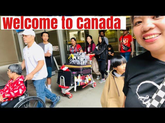 PARENTS VISITOR VISA Canada | my husband mom finally here after 7yrs. |sarah buyucan