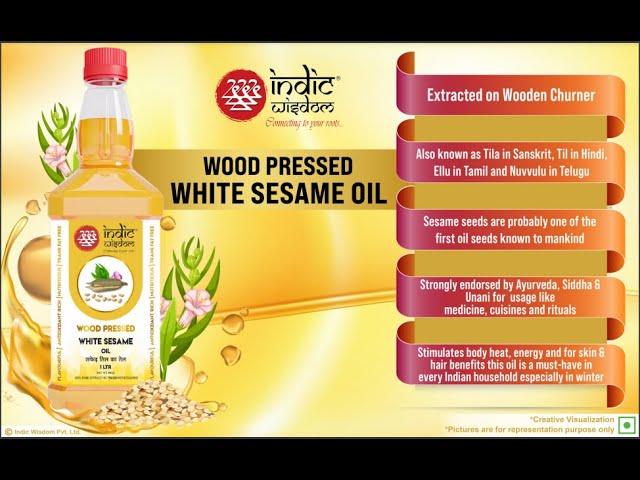 Know Everything about WOOD PRESSED WHITE SESAME Oil (𝐈𝐧𝐝𝐢𝐜𝐖𝐢𝐬𝐝𝐨𝐦 𝐖𝐨𝐨𝐝 𝐏𝐫𝐞𝐬𝐬𝐞𝐝 𝐖𝐡𝐢𝐭𝐞 𝐒𝐞𝐬𝐚𝐦𝐞 𝐎𝐢𝐥*)