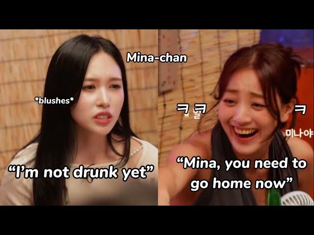 mina getting *tipsy* and how the members *reacts* on it…