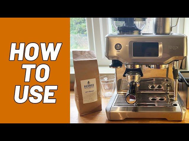 How to Use The Sage Barista Touch Coffee Machine & 3 Top Tips