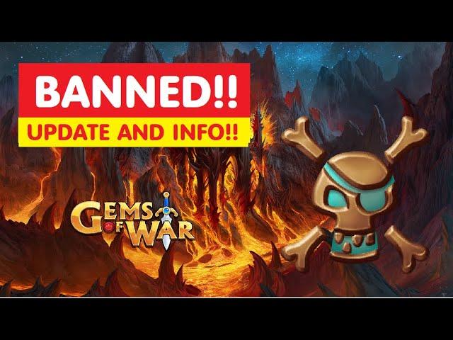 Gems of War BANNED! Update and New Info on this Bug Glitch Problem!