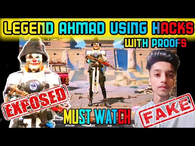 LEGEND AHMAD IS Cheater 100% CONFIRMED! - USING Cheats WITH SOLID PROOFS - @AhmadoP