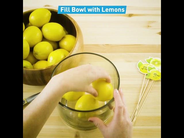 How to Make a Classroom Wishlist Lemon Bowl