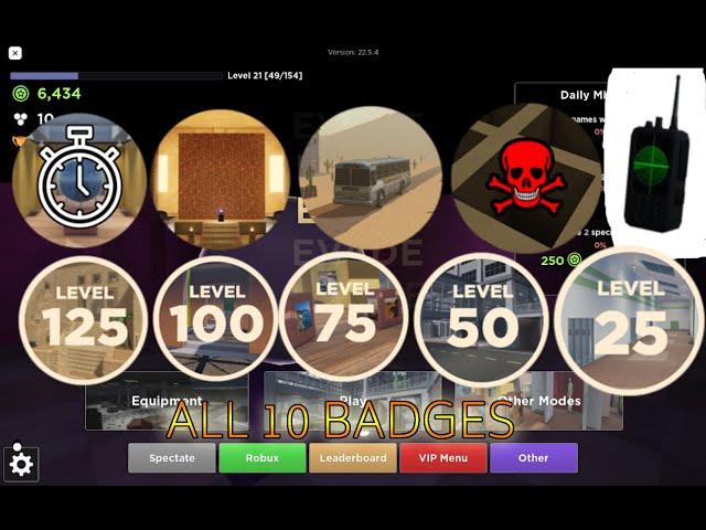 How to get all badges in Evade [Roblox]