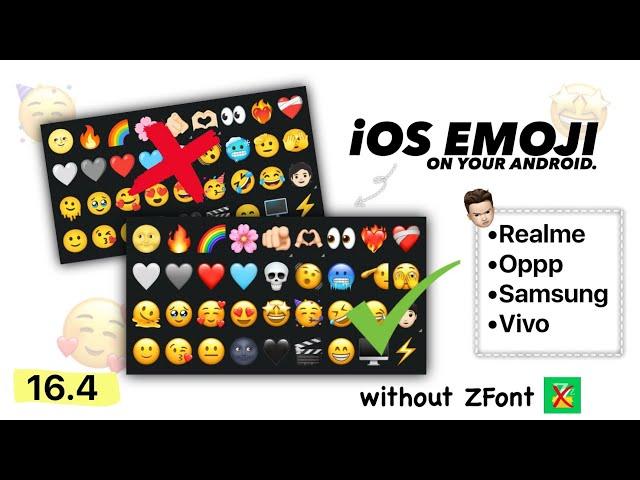 How to get iOS emojis on Android | 2024 Trick without using ZFont | Anuj 2.0