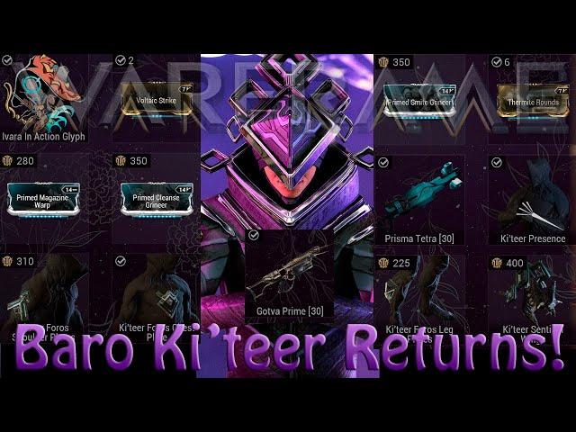 Warframe - Baro Ki'Teer Returns! [5th April 2024]