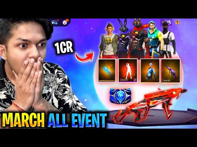 1 Crore Top Up In March Month  | March All Event Claim 