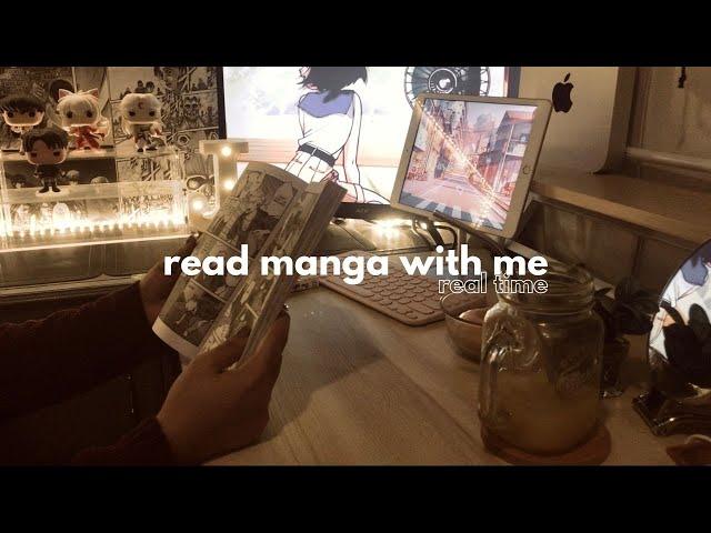 read manga with me | late night, real time, with music