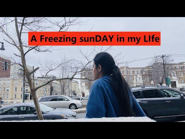 A freezing sunDAY in my life || Life of a MIT Students