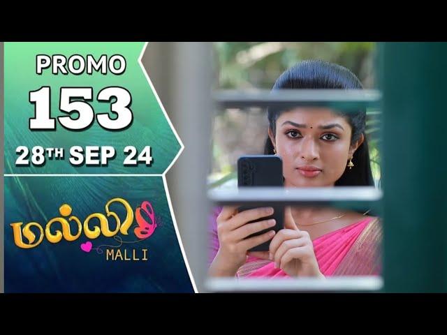 Malli Serial Promo Today Episode |153 Promo|Latest Updates |28 th September 2024|Vijay Malli