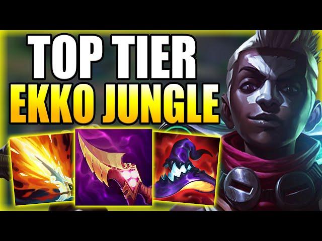 RIOT MADE EKKO JUNGLE INTO A TOP TIER PICK AFTER THE CHANGES! - Gameplay Guide League of Legends