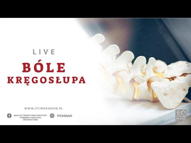 #6 Bóle Kręgosłupa | Zapis Live - ITCM DAO