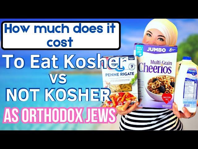 How Much Does it Cost to Eat Kosher vs Non Kosher As Orthodox Jews  | Frum It Up