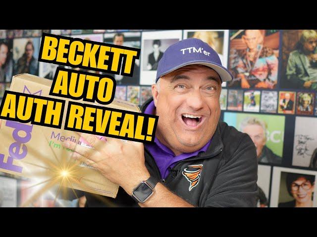 My first Beckett Autograph Auth Unboxing Reveal!