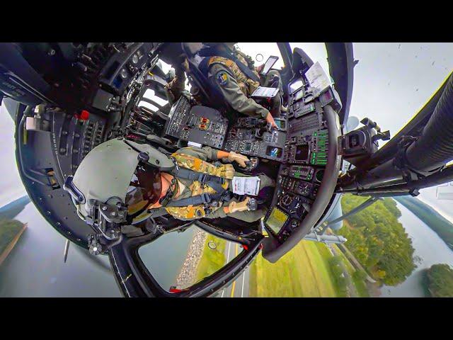 Pave Hawk Extreme Low Level - Insta360 X Cockpit View