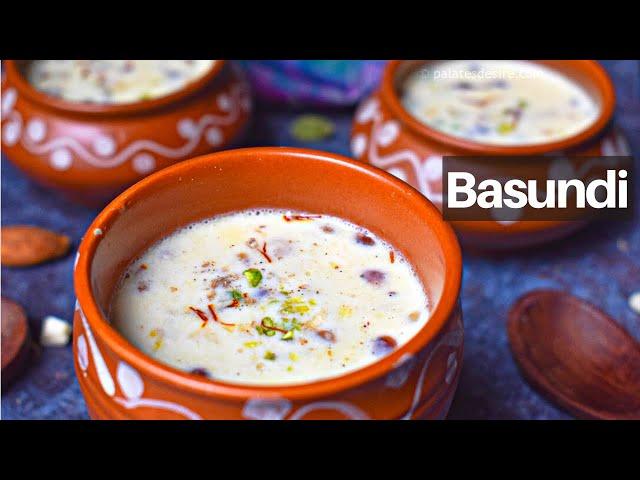 Tasty Milk Basundi Dessert Recipe - @palatesdesire