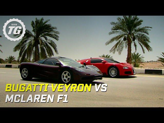 Bugatti Veyron vs McLaren F1 | Top Gear