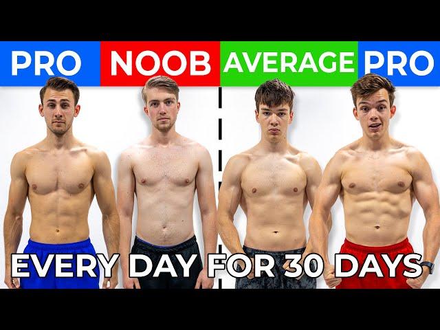 4 Guys Do a Push up Challenge For 30 Days, These Are The Results