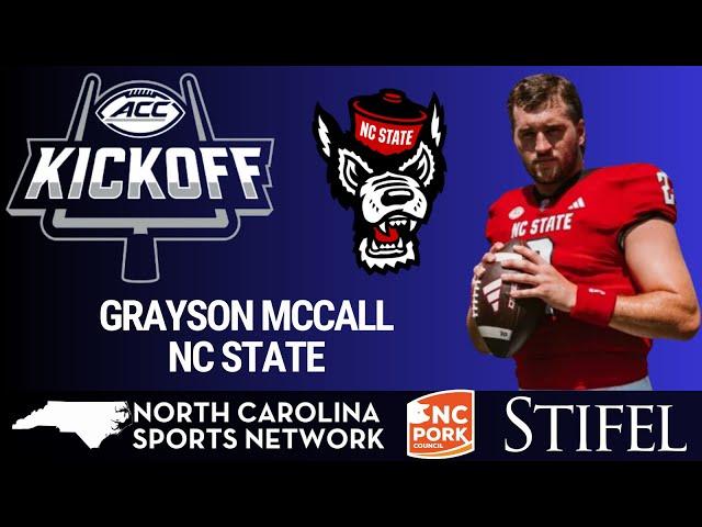 New Wolfpack QB1 Grayson McCall talks being at NC State and Learning  New Offenses 3 Years In A Row