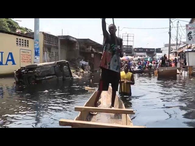 Inondations record en RDC : le fleuve Congo envahit certains quartiers de Kinshasa