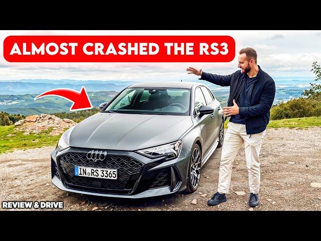 New Audi RS3 2024 Facelift Almost CRASHED on Track!