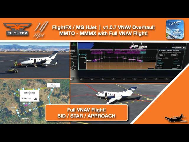 MSFS | FlightFX / MG HJet | v1.0.7 New VNAV System