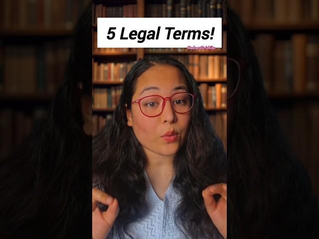 5 Legal Terms you must know️ #legalawareness #legalterms #llb #lawyers ##lawtips #legalexpert #law