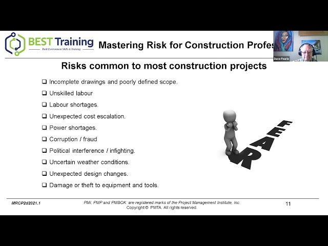 BEST Training- Common #Risks on construction projects