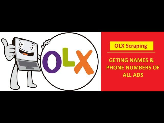 OLX Data Scraping | #www.olx.com.pk - Phone Numbers Extraction