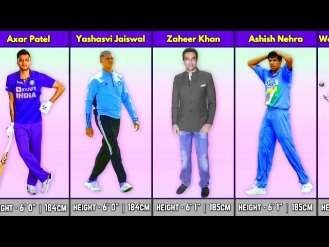 All Indian highest cricketer   comparison of all Indian cricketer height 