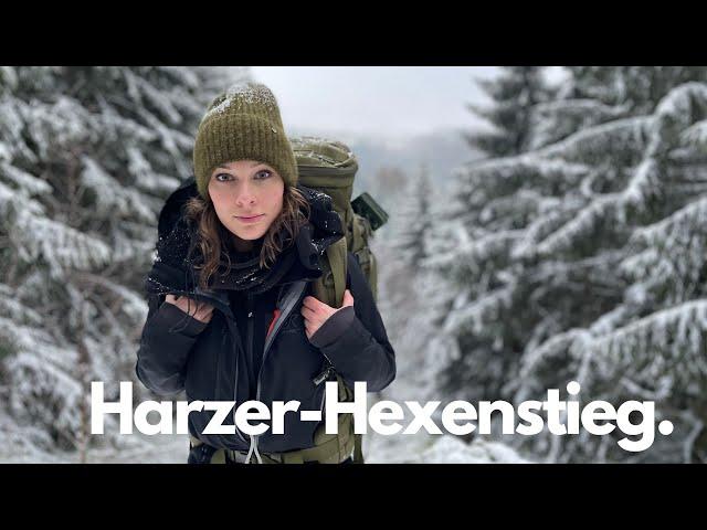 Harzer Hexenstieg im Winter - 110 km Wandern in 3 Tagen (Part 1) | Sabrina Outdoor