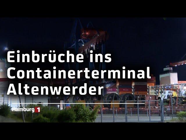 Hamburger Hafen: Fünf Einbrüche ins Containerterminal Altenwerder