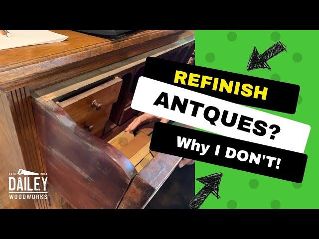 What does it cost to refinish and restore antique furniture? A straightforward answer.